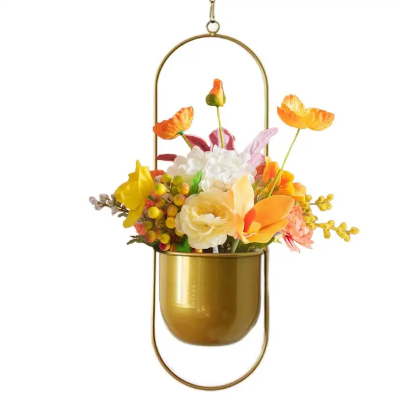 

Plant Pot For Ceiling Hangable Indoor Plant Pots Metal Chlorophytum Succulent Planter Decorative Ornament For Home Balcony