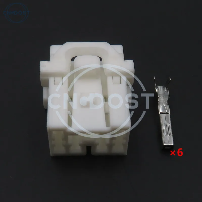 1 Set 6 Hole MG611277 PH855-06010 Auto Male Female Docking Plastic Housing Electric Wiring Harness Plug AC Assembly Car Parts