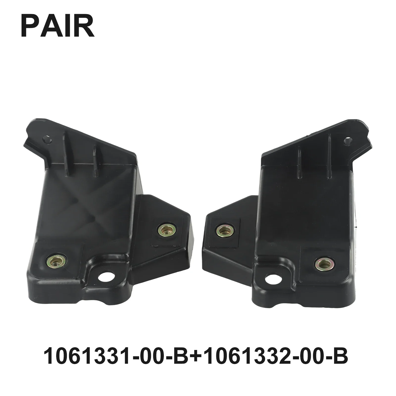 Pair Left&Right Headlight Brackets Retainer Support For Tesla For Model S 16-19 Plastic Brand New Easy To Install