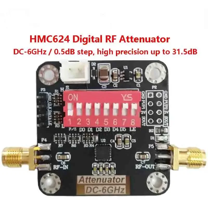 HMC624A Module Digital RF Attenuator Module DC~6GHz 0.5dB Step Accuracy Up to 31.5dB