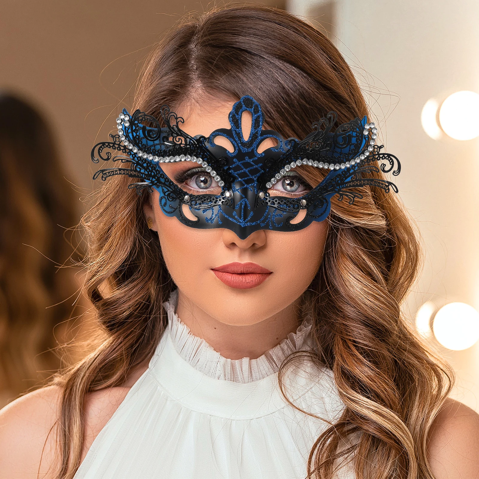 

Butterfly Mask Masquerade Masks for Halloween Cosplay Props Decor Black Elegant Design Party Accessories