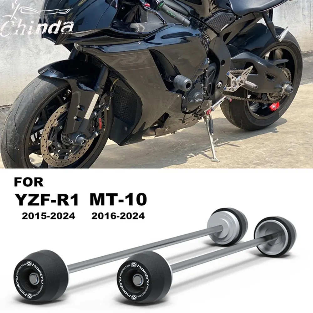 

Передняя и задняя оси мотоцикла, вилка, бампер, слайд для Yamaha YZF-R1 R1 R1M FZ-10 MT-10 2015-2023