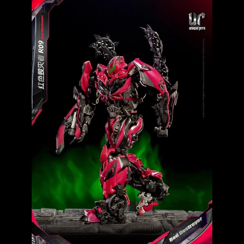 UniqueToys التحول UT R09 UTR09 بويسون بايت الأحمر المدمرة ستينغر الفيلم الطبعة عمل نموذج لجسم الهدايا