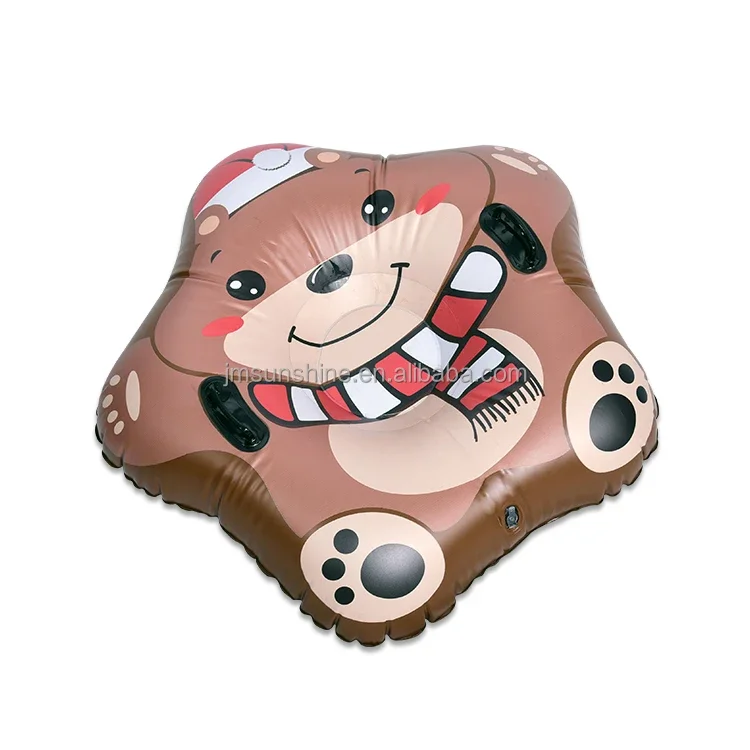 

winter snow toys Christmas Bear inflatable snow tube for sale inflat snow tube for kid winter sport sled