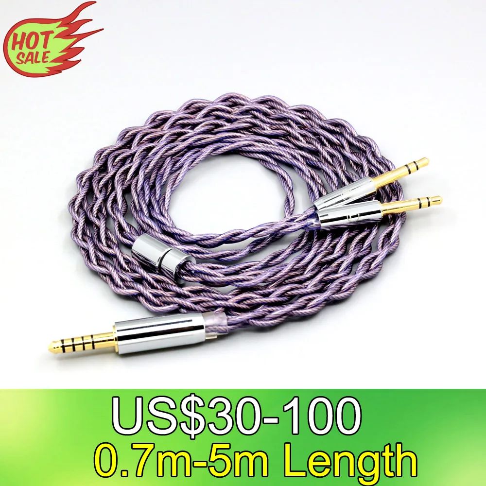 

Type2 1.8mm 140 cores litz 7N OCC Headphone Cable For Final Audio D8000 AFDS pro Design Pandora Hope vi Yamaha YH-5000SE LN00868