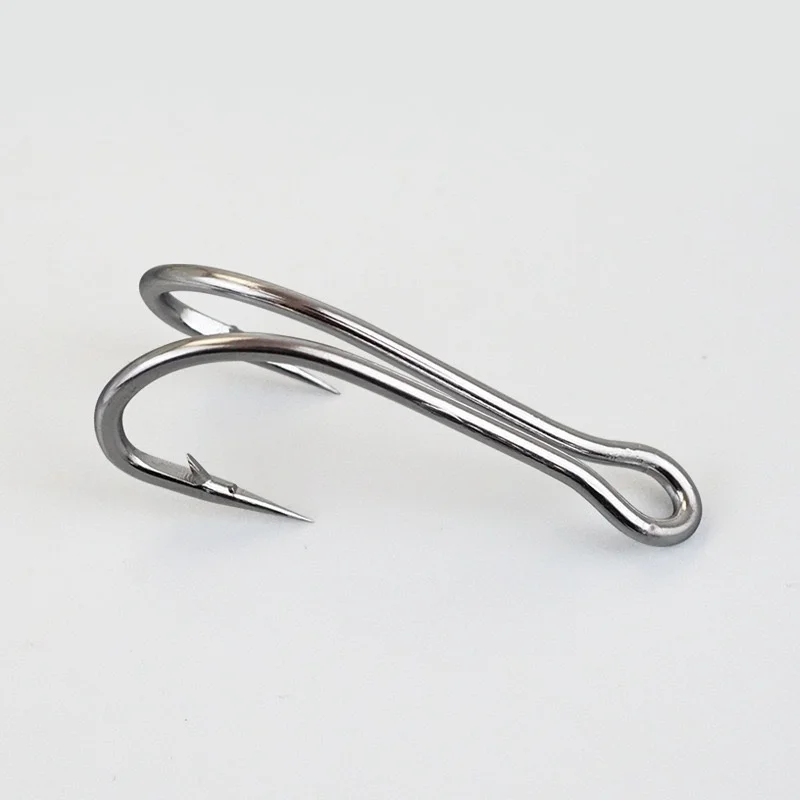 China Factory Direct Steel Double Hook Quality Fishing Tools Accessories for Tuna Shark Bass and Marlin Fishing