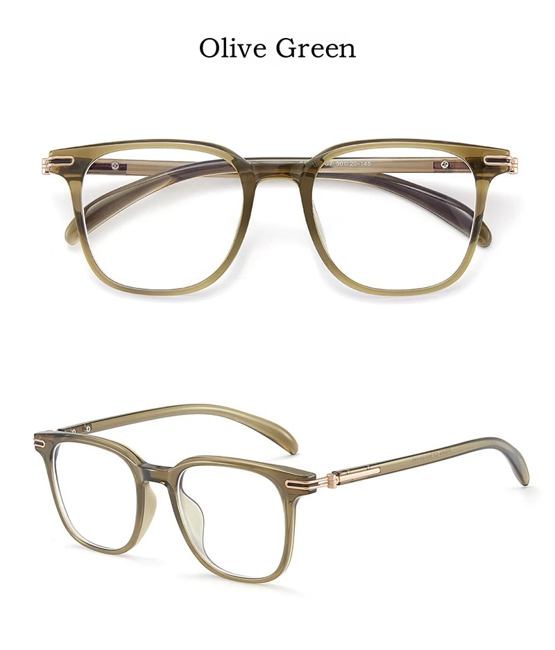 Yimaruili ultraleichte Mode tr90 Holzmaserung Brillen Frauen kleine Gesichter quadratische optische Rezept Herren Brillen Rahmen 21009 – Detail 18