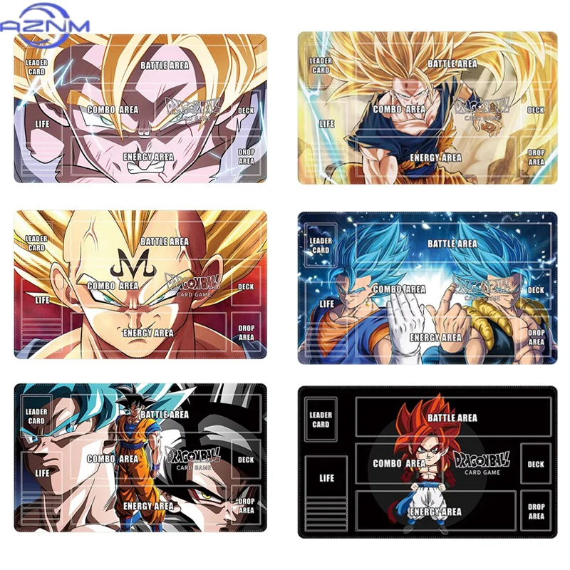 60*35*0.2Cm Cartoon Anime Dragon Ball Super Card Son Goku Battle Single Tcg Game Mat Game Table Mat Card Mat Collection Toy Gift
