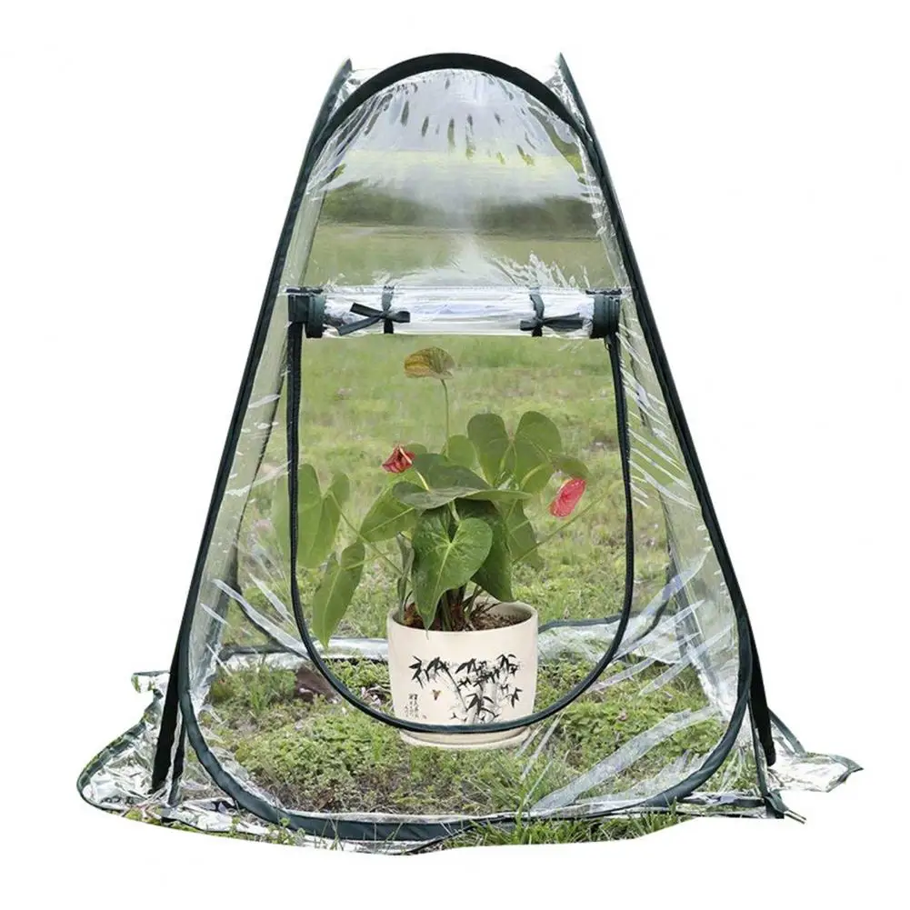 Mini Greenhouse for Plants Plant Growth Promotion Cover Portable Mini Greenhouse Cover Pvc Flowerpot Shelter for Gardening