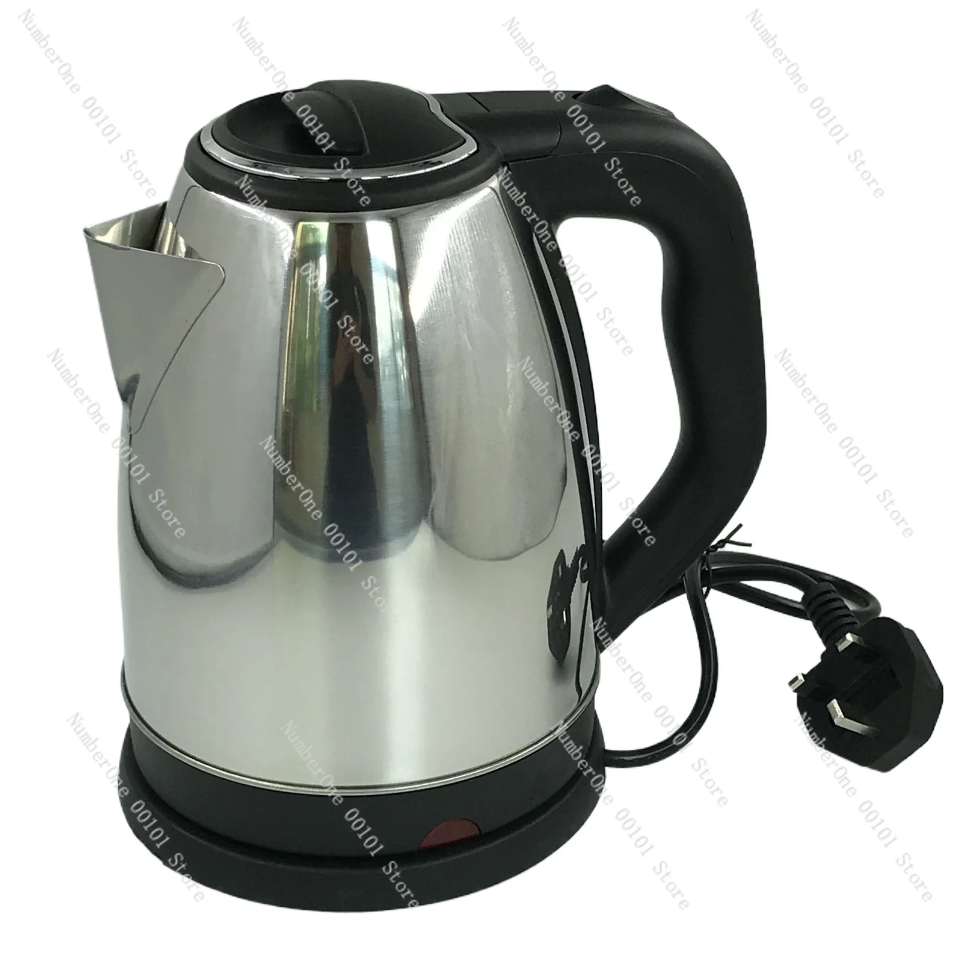 Electric kettle Quick water boiling Electroplating ring Stainless steel pot 1.8L large capacity kettle