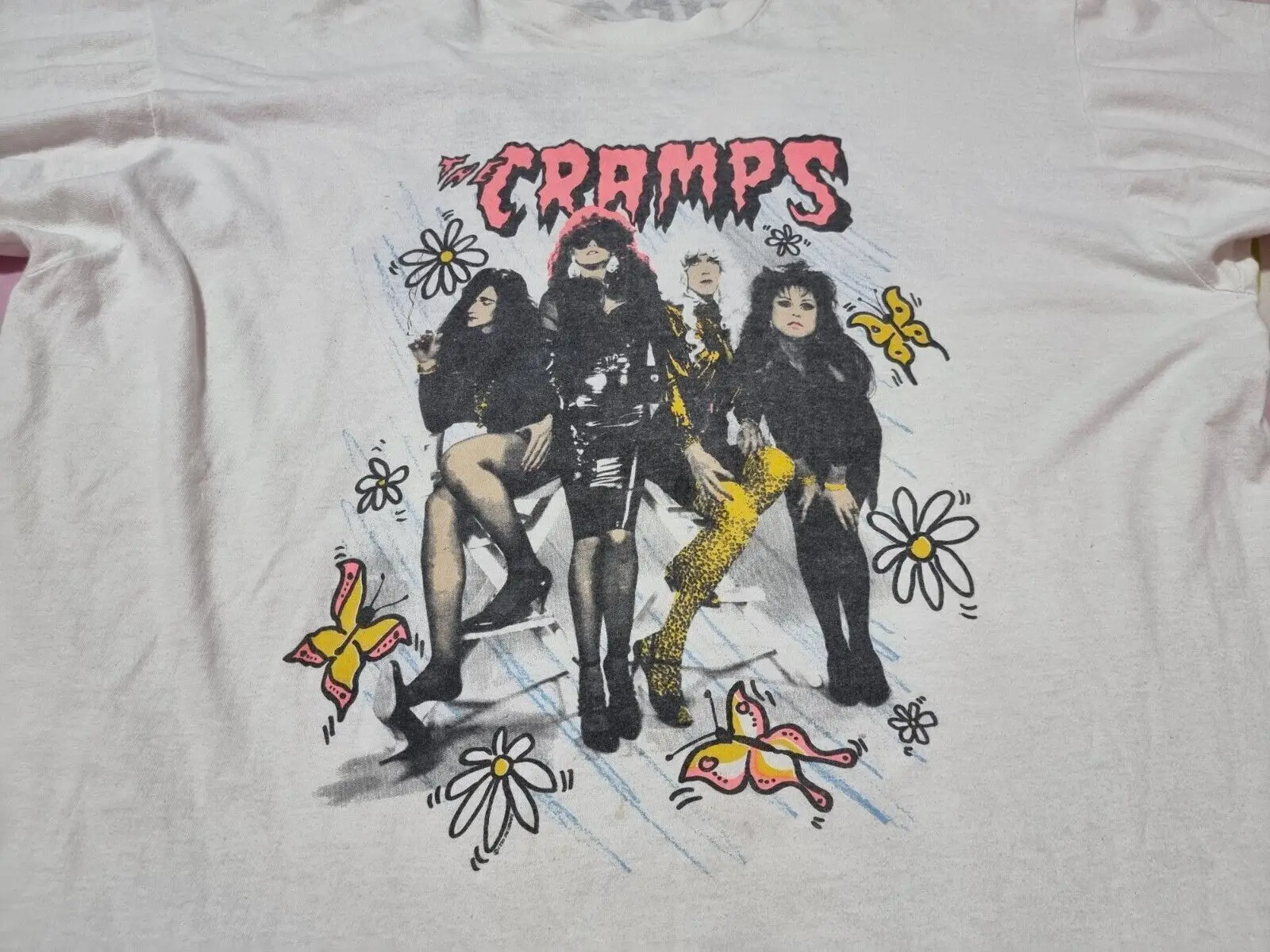 

vintage 90s The Cramps Band 1990 tour For Men Size S-5XL T-shirt