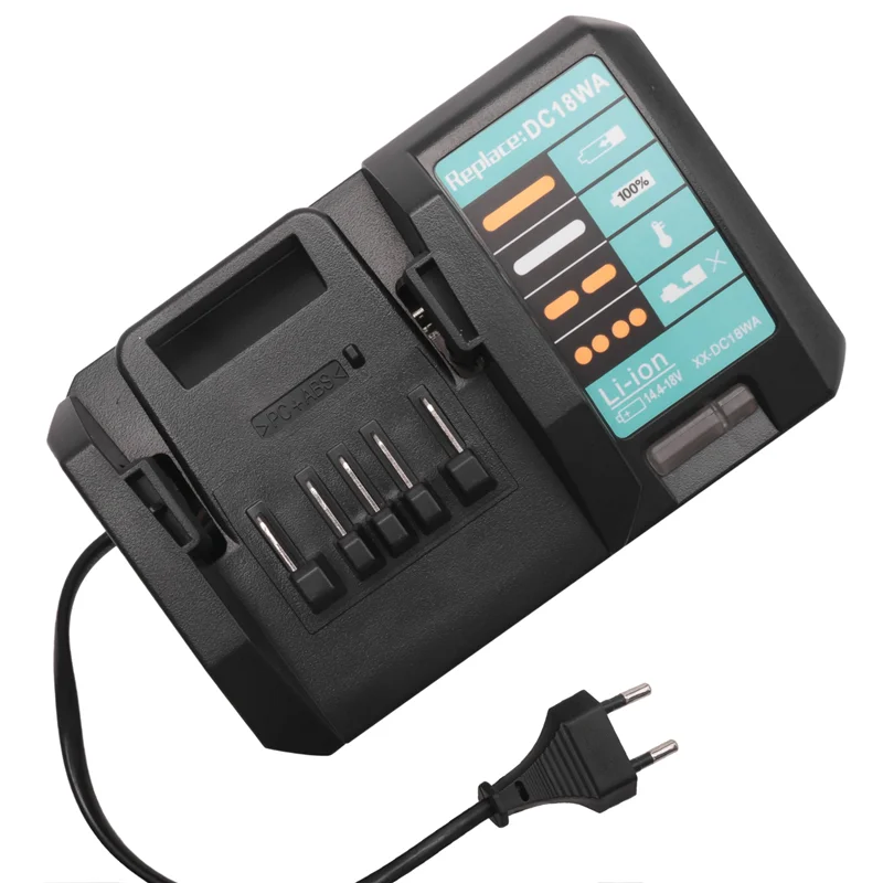 

C9-14.4V-18V Charger DC18WA For Maktec DC18SG DC1851 BL1813G BL1415G BL1815G BL1413G UH522D UM167D UR180D(EU Plug)