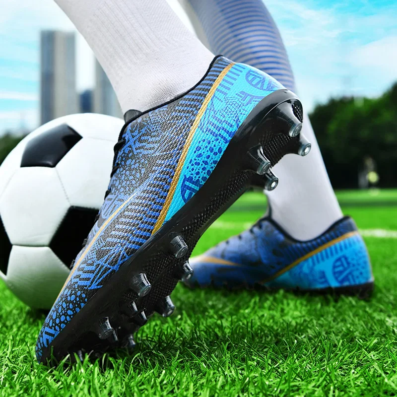 Football Field Boots TF/FG Non Slip Professional Sports Soccer Shoes Cleats Ultralight Training Outdoor Football Society Shoes