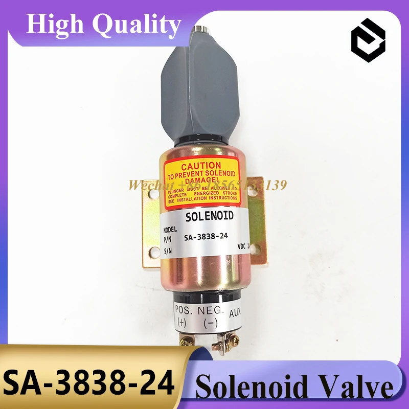 SA-3838-24 Fuel Shutoff Stop Solenoid 2003-24E7U1B1S2A Solenoid Valve for Cummins Engine Parts