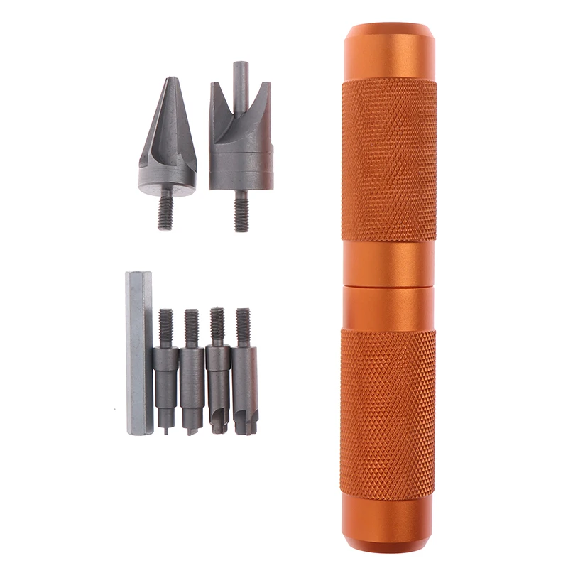 1Pc Case Prep Multitool Case Chamfer Deburring Hand Tools for Reloading Primer Pocket Cleaners Reamers for Removing Crimps