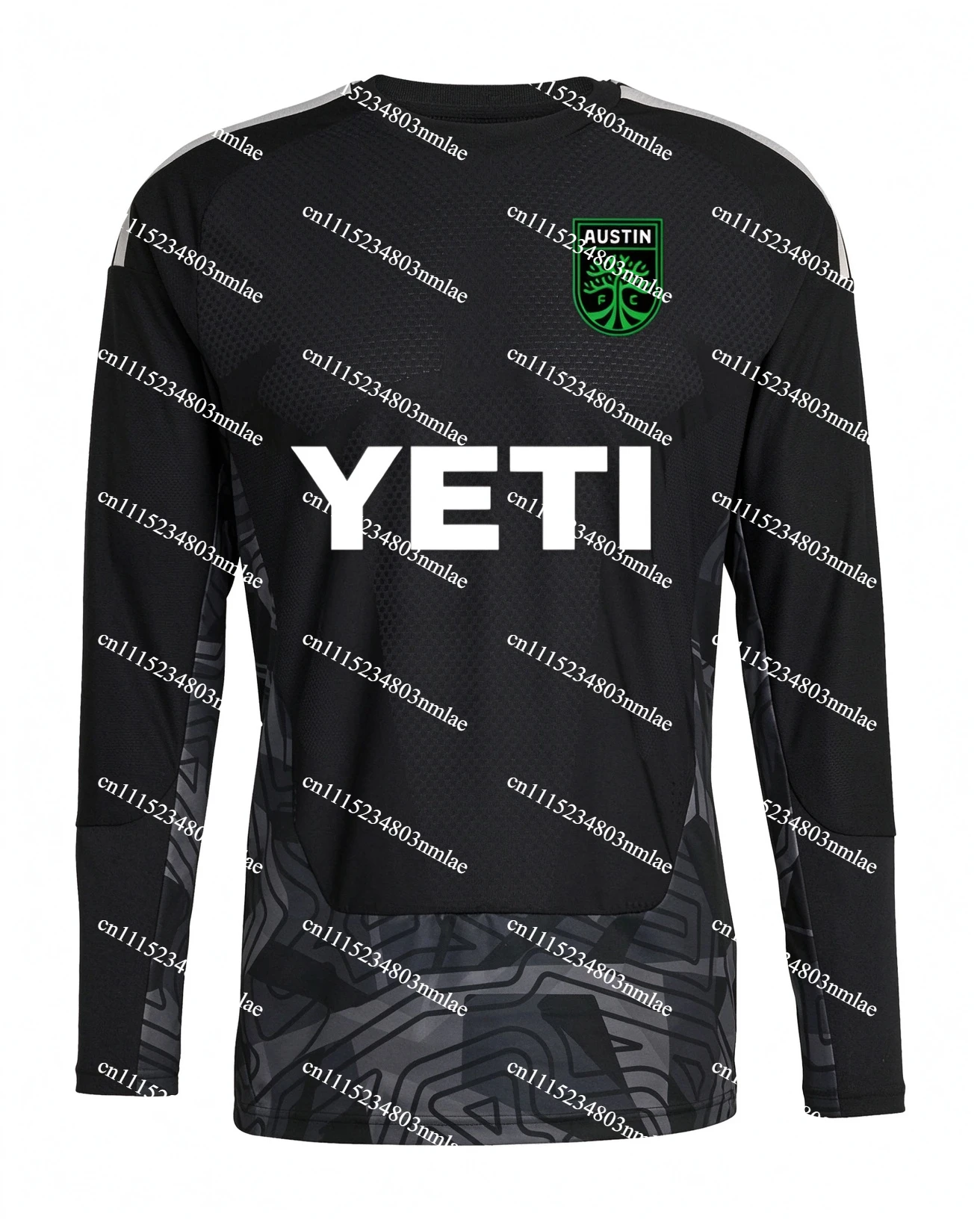 Camiseta de fútbol de manga larga para porteros del Austin FC, de secado rápido.