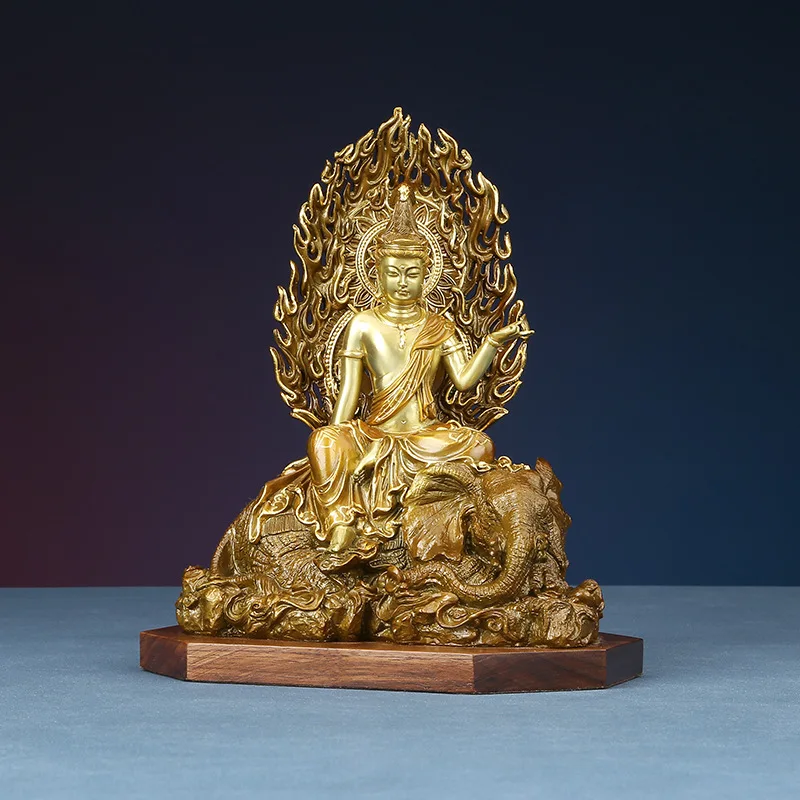 Huayan Sansheng Manjushri Bodhisattva Shakyamuni Buddha Statue