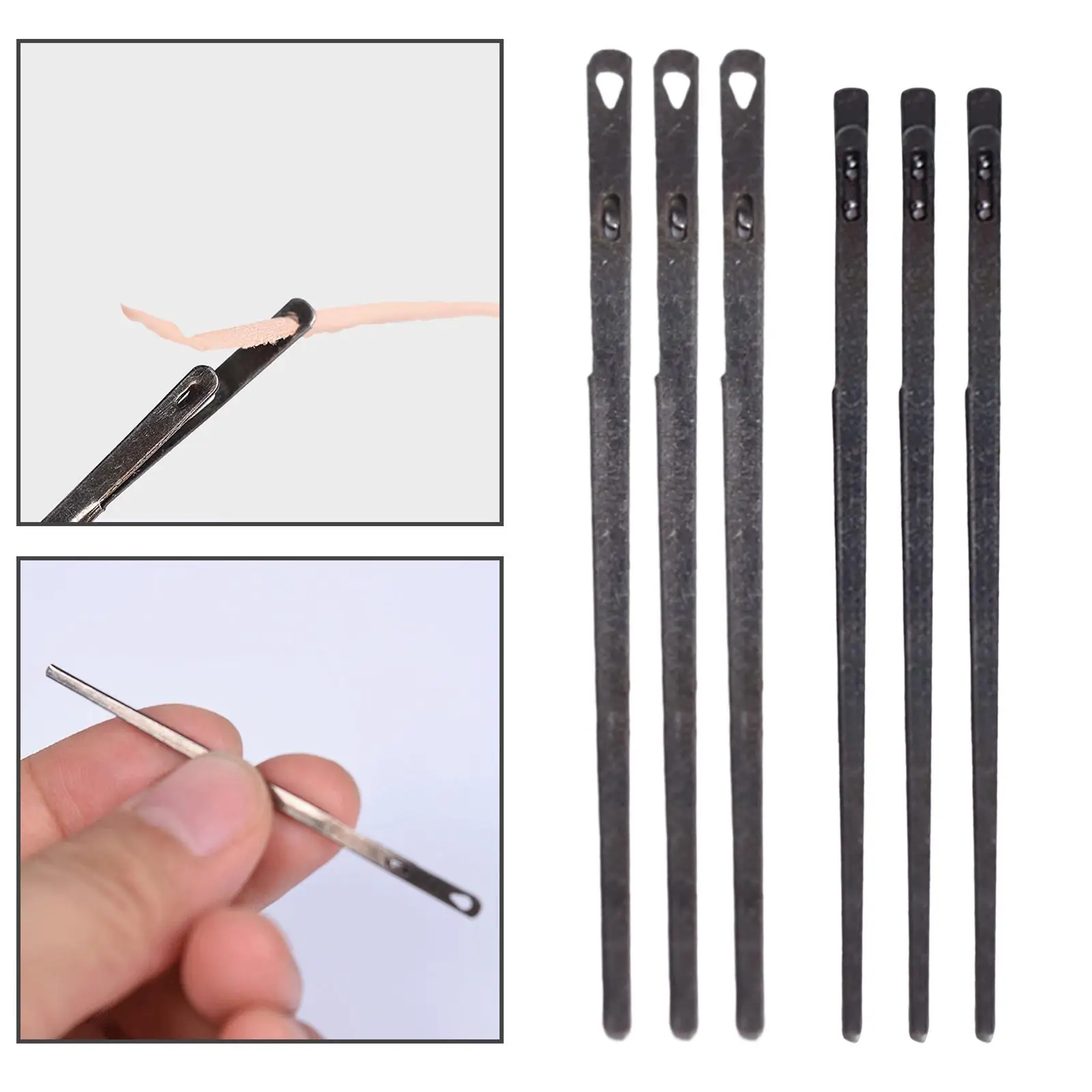 

3 Pieces Lacing Needle Durable Tool Stainless Steel Repair for Baseball Gloves