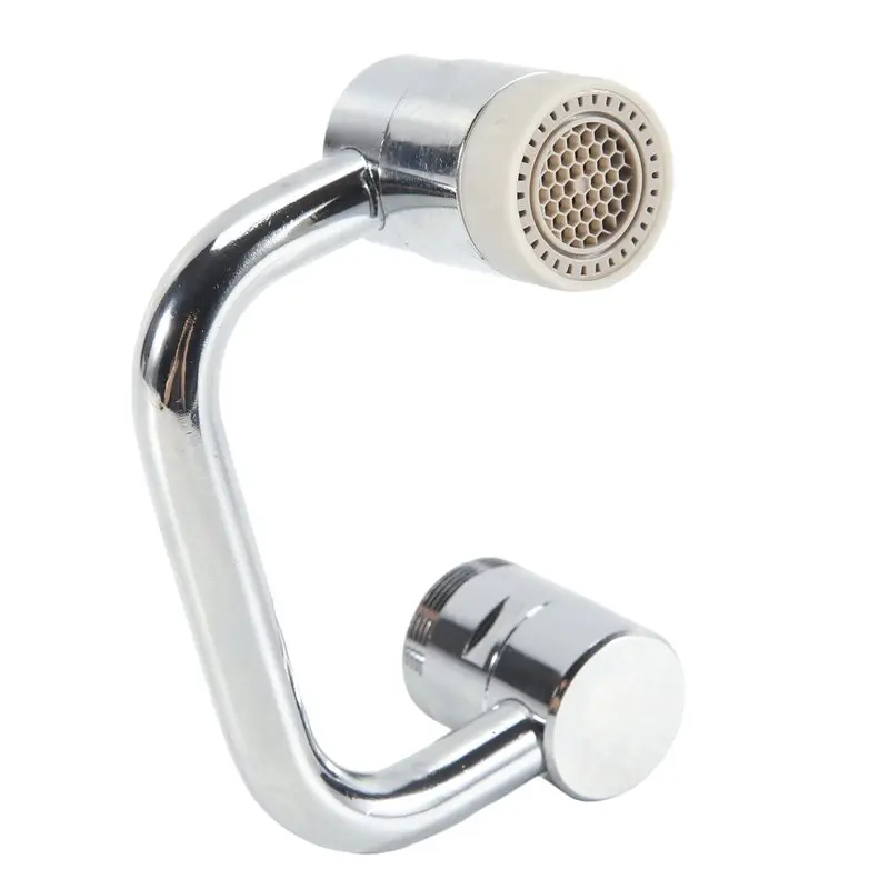 AEE8-Universal 1080° Rotating Faucet Extender Aerator, Solid Brass Universal Splash Filter Faucet