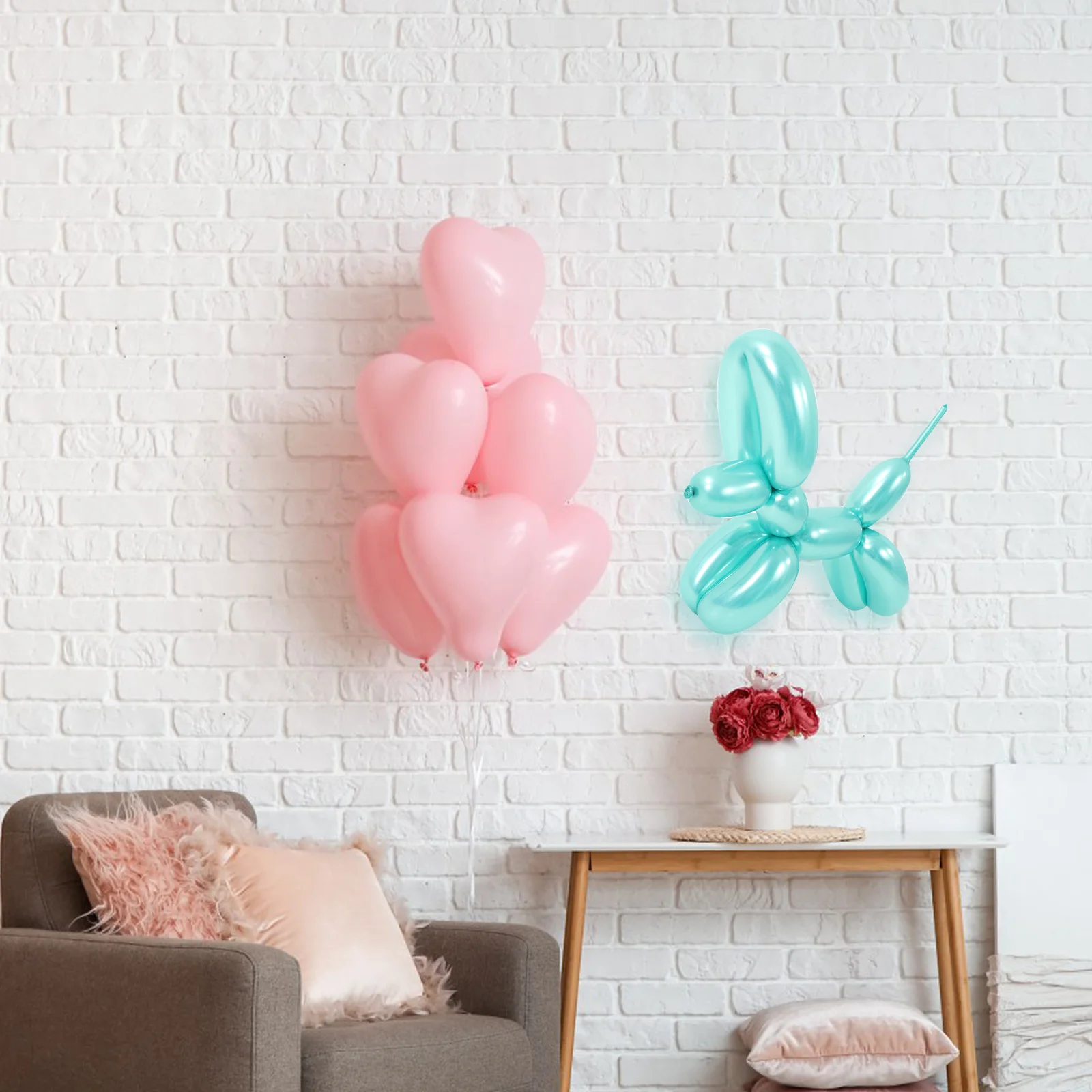 

100pcs Balloons Long Strips Latex Strip Modelling Balloons Twisting Decorative Festive Wedding Party Modeling Mixed Colors