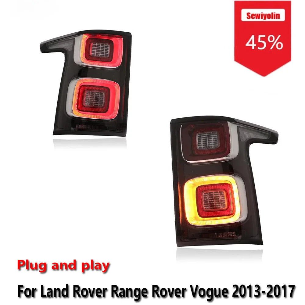 

Sewiyolin автомобильный светодиодный задний фонарь аксессуары для Land Rover Range Rover Vogue 2013-2017 DRL тормозной указатель поворота Plug and Play