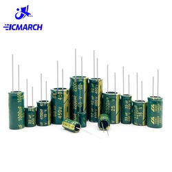 10PCS 10V 2200UF Aluminum Electrolyti Capacitors 10V 220UF/470UF/680UF/1000UF/3300UF/4700UF 10V2200UF 10V220UF 10V470UF 10V680UF