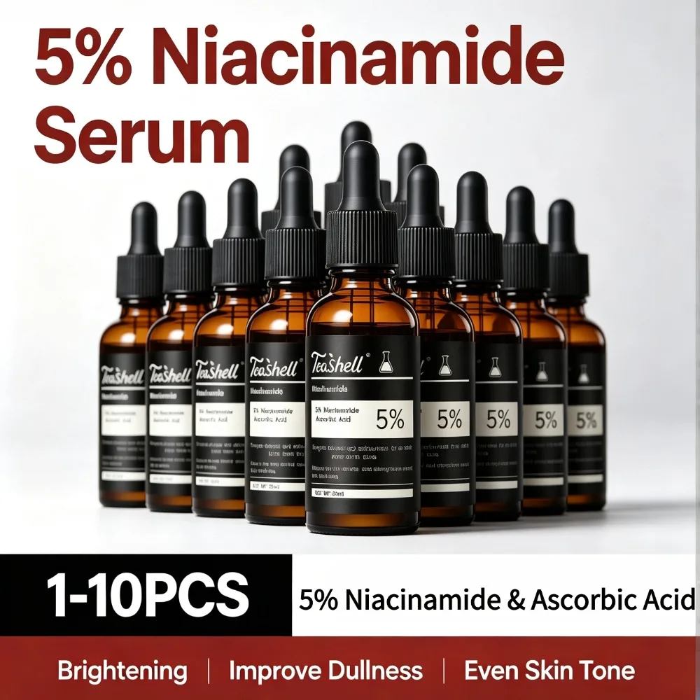 5% Niacinamide Serum Brightening Fade Dark Spot Repair Face Serum Ascorbic Acid Moisturizing Smooth Pores Facial Skincare
