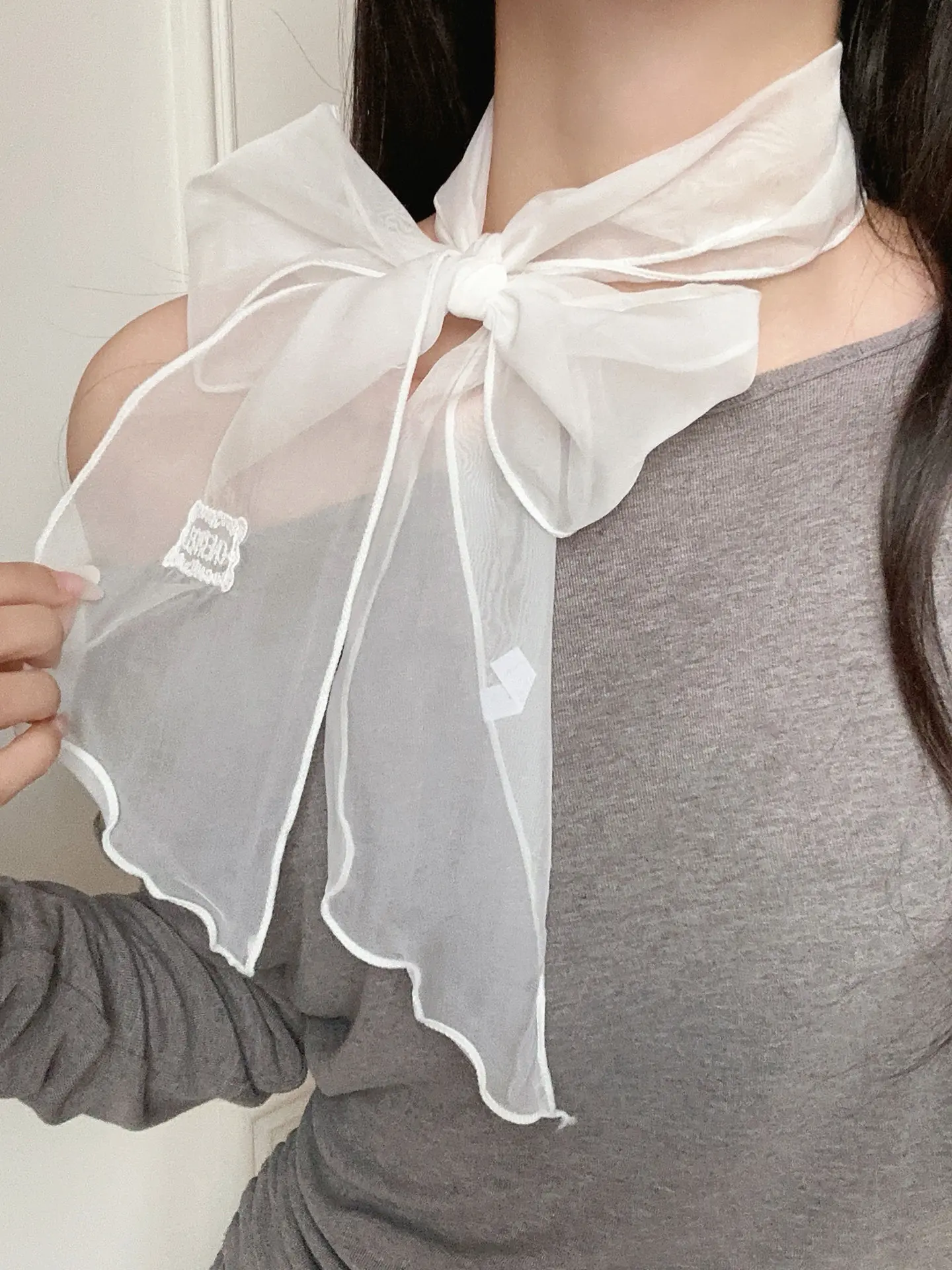 lenco-longo-branco-leve-e-elegante-para-mulheres-versatil-e-decorativo-lacos-de-cabelo-em-seda-chiffon-estilo-coreano