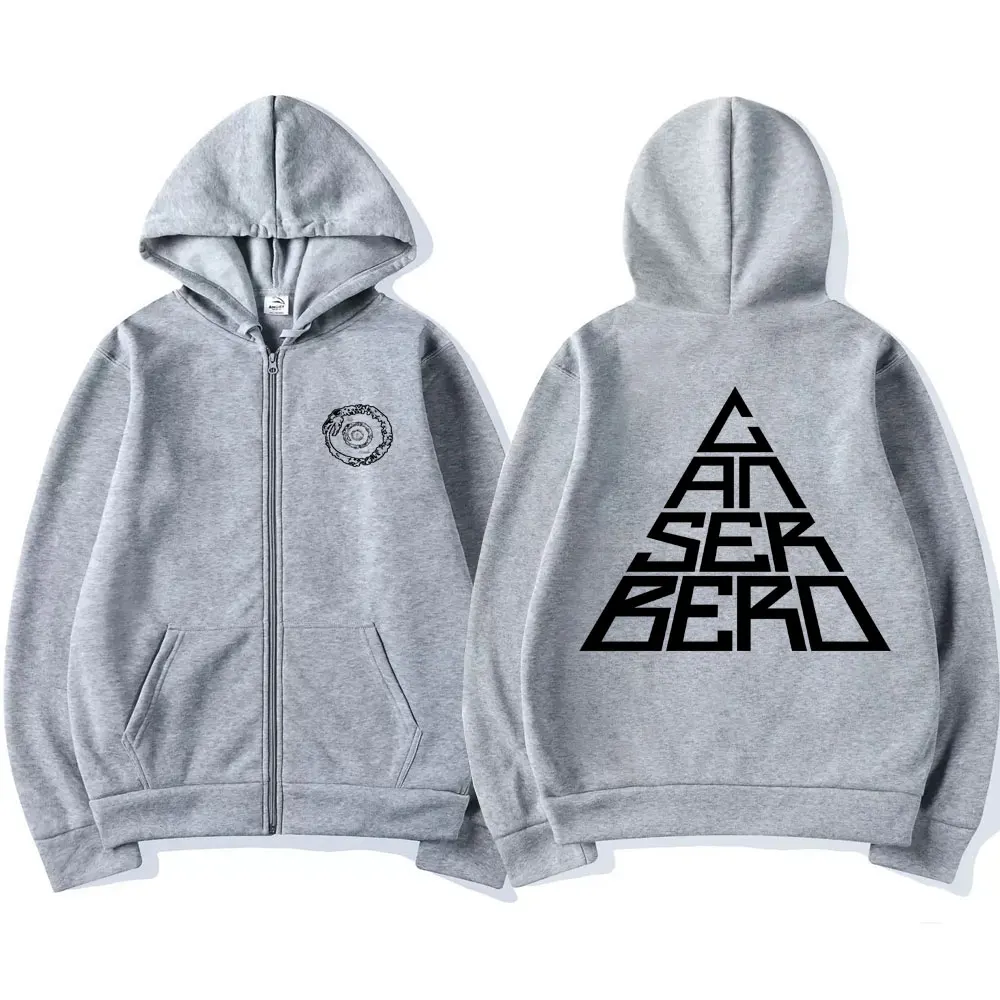 Singer Canserbero All We Need Is Love Print Zipper Hoodie Men Women Hip Hop Oversized Sweatshirt Male Gothic Rock Zip Up Jacket