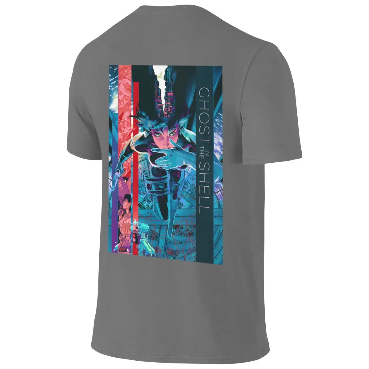 Motoko Standard Shoulder Reversible T-shirt Sweet-Cool Girlish Feeling Breathable And Skin-Friendly Short Sleeve