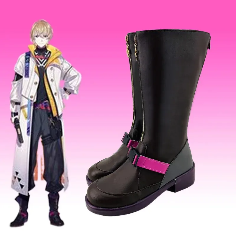 

1066 Rainbow Club Virtual Vuber Wind Music Play Bucket Cosplay Shoes Secondary Animation Exhibition Performance Shoes