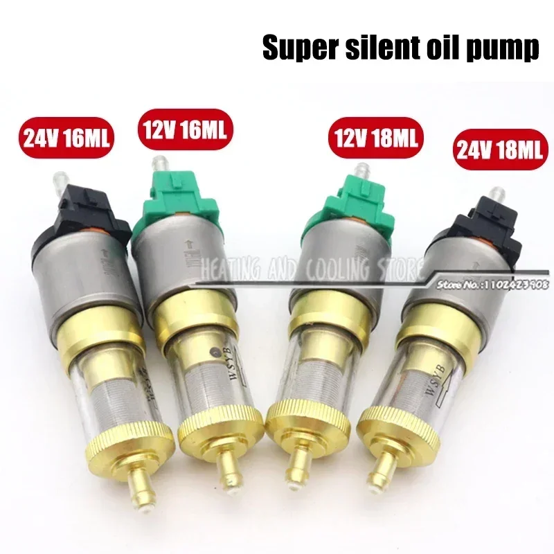 16ml/18ml Car Upgrade Ultra-low Noise Heater Fuel Pump 12V/24V For Webasto/Chinese brand heater Air Diesel Parking Oil Pump