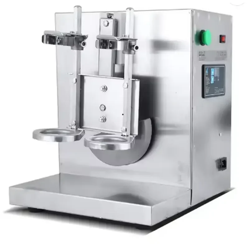 Automatic Bubble Tea Machine Boba Maker Beverage Dispenser with 2 Plastic Cups for Home and Commercial Use Easy to Clean
