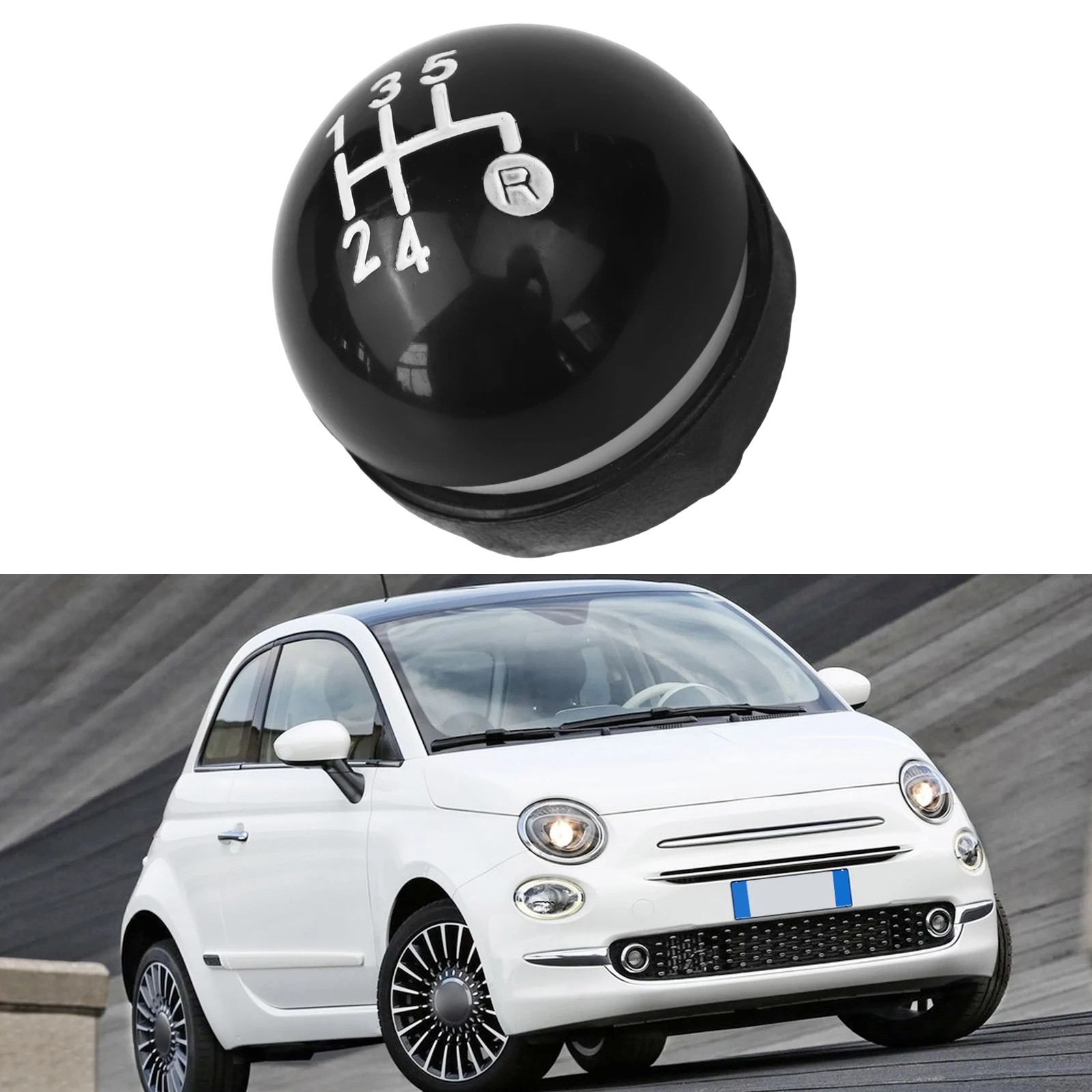 ل فيات 500 2007-2015 القلم رئيس التحول المقبض والعتاد التحول المقبض لشركة فيات 500c مقبض رياضي رافعة تحول سهلة التركيب