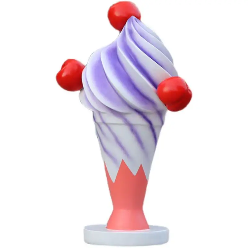 

Large model dessert shop entrance landscape decoration, ice cream park clock in decoration attractive big ornament