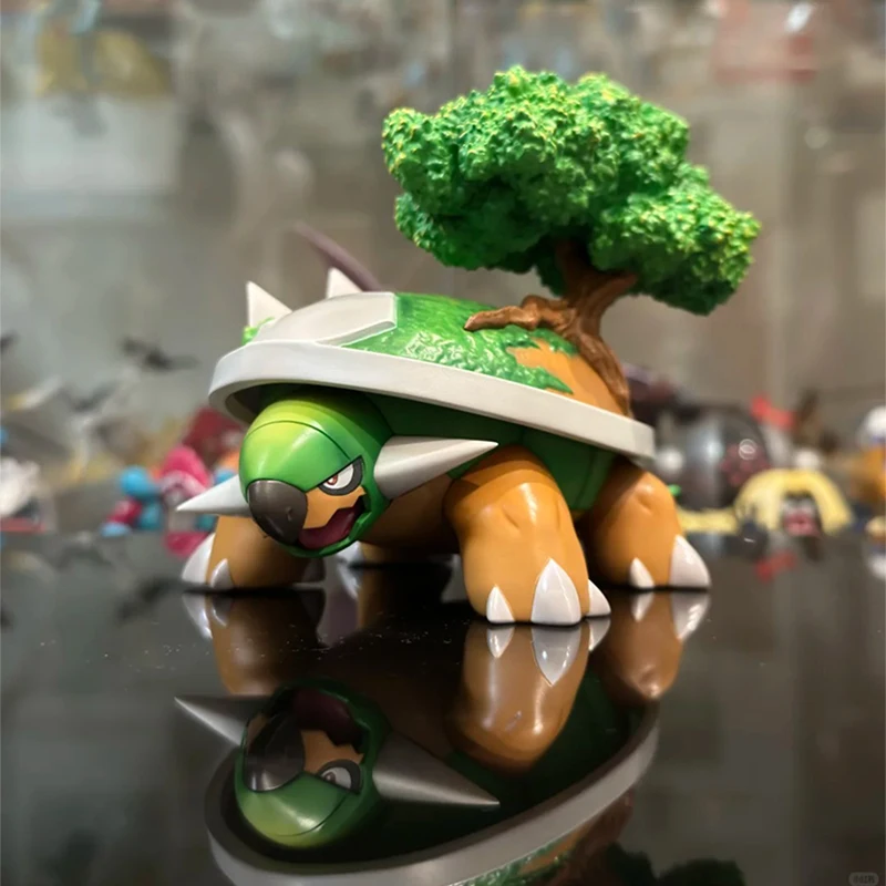 

New 3pcs Turtwig Anime Figurine Grotle Torterra Evolution Turtwig Anime Figure Pvc Statue Collectible Model Decoration Toy Gift