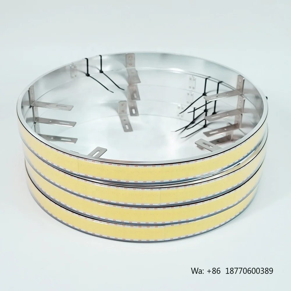 Kingshowstar COB 5Row LED Wheel Lights White Seamless Glow No Hotspots Offroad Tire Lamps for Lifted Truck Ford Chevy Silverado