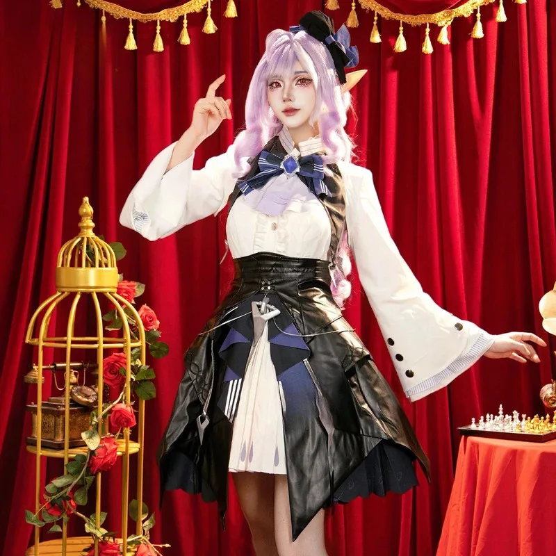 

IN STOCK XS-2XL Vivian ZZZ Cosplay Anime Game Zenless Zone Zero Role Play Wig Halloween Party Outfits for Women