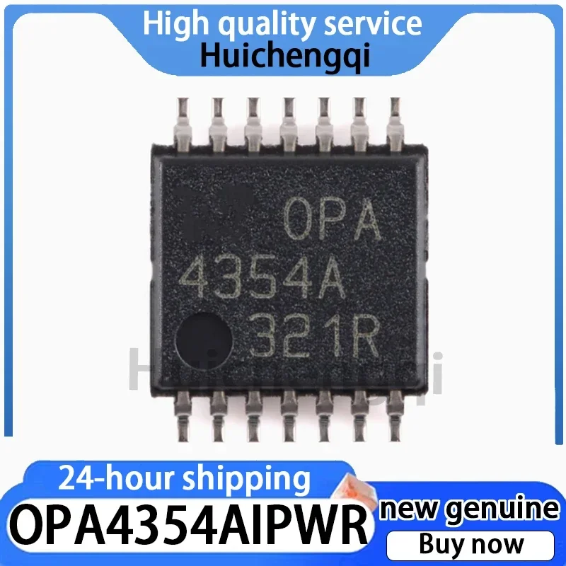 

5PCS Original Genuine OPA4354AIPWR Package TSSOP-14 Four-way Operational Amplifier