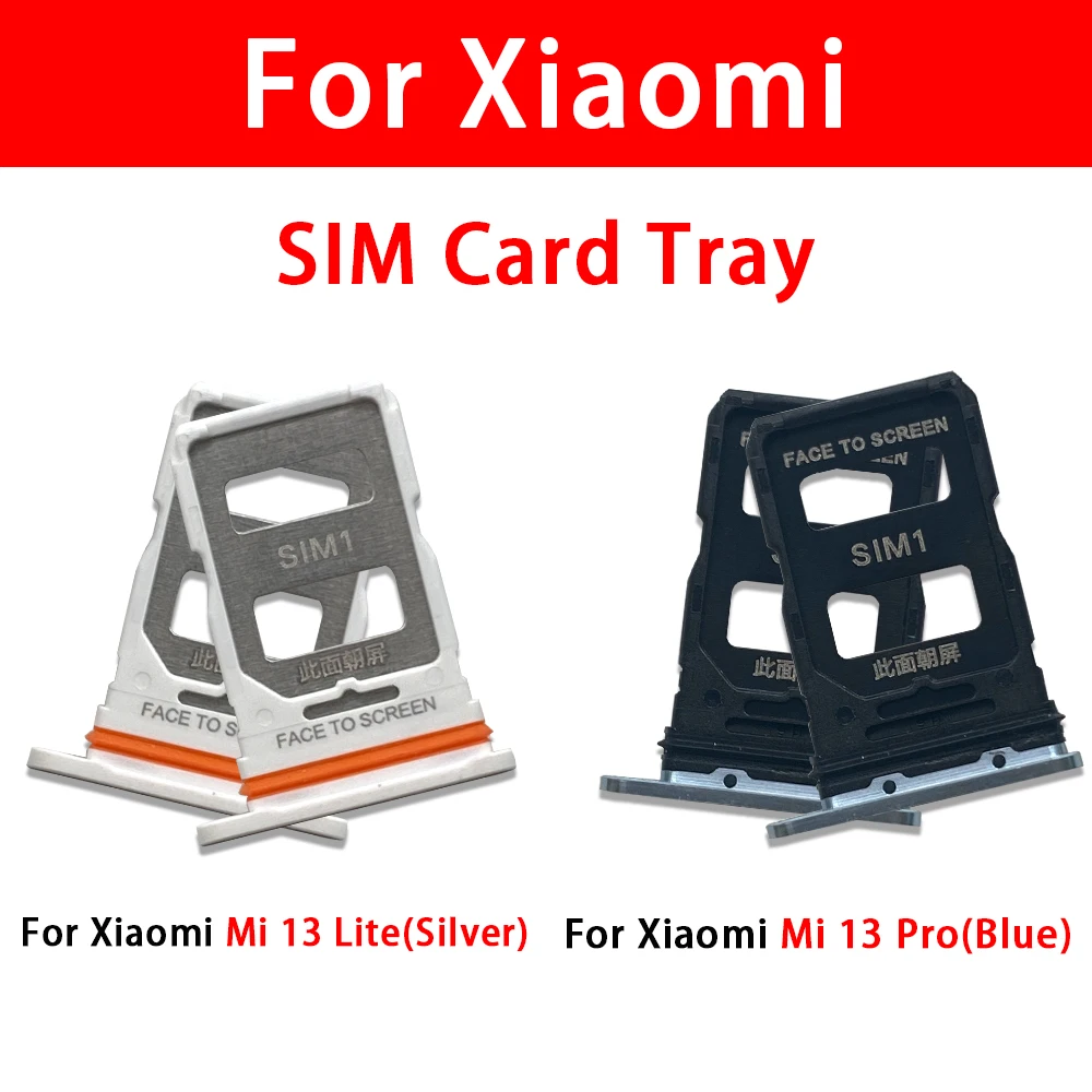 For Xiaomi Mi 13 Mi13 SIM Card Tray Slot Holder Adapter Accessories