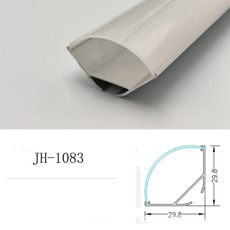 3030v-shape الألومنيوم الشخصي للضوء led ، ومناسبة للإضاءة في الأماكن المغلقة ، مع فتحة ضوء خزانة الملابس