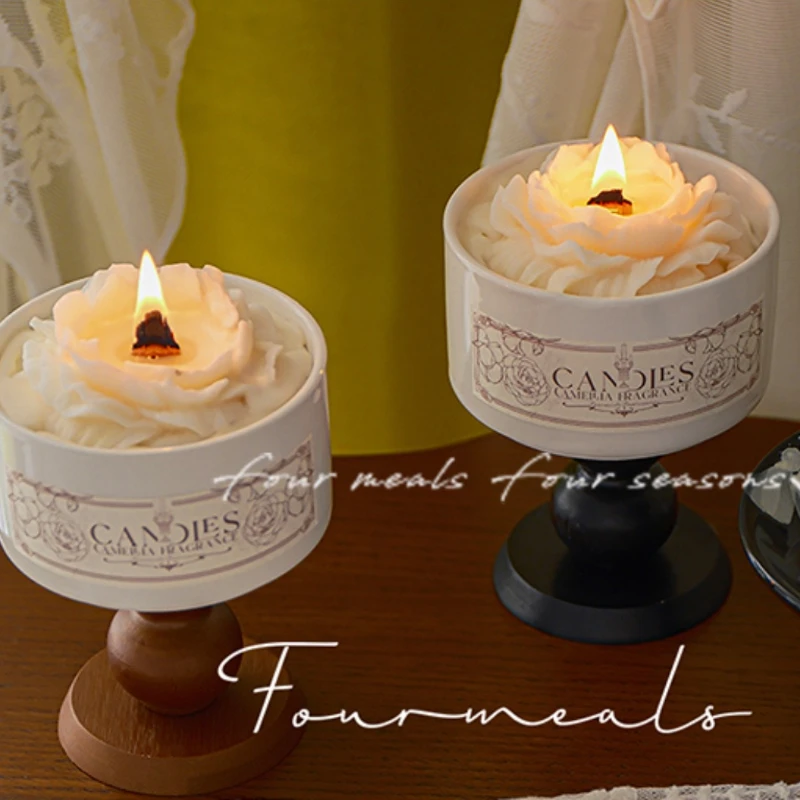 French Romantic Scented Aromatherapy Candles Sweet Scent of Jasmine Reed Diffuser Home Decoration Valentine's Day Exquisite Gift