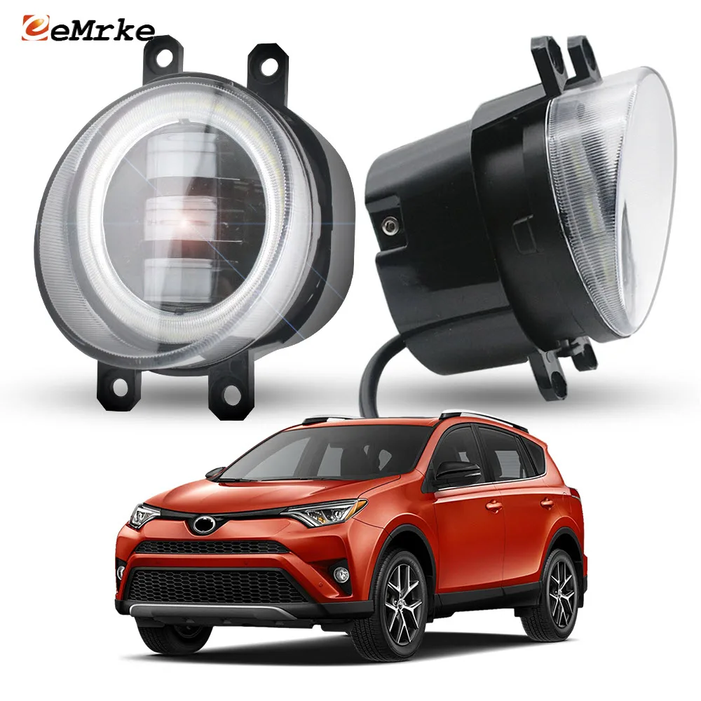

Super Bright Led Anti Fog Light With Projector Lens & Angel Eye DRL Accessories for Toyota RAV4 XV40 Facelift 2016 2017 2018