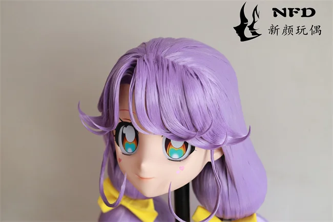 (NFD028) Full head super sweet female resin crossdressing Doll kig cosplay kigurumi mask