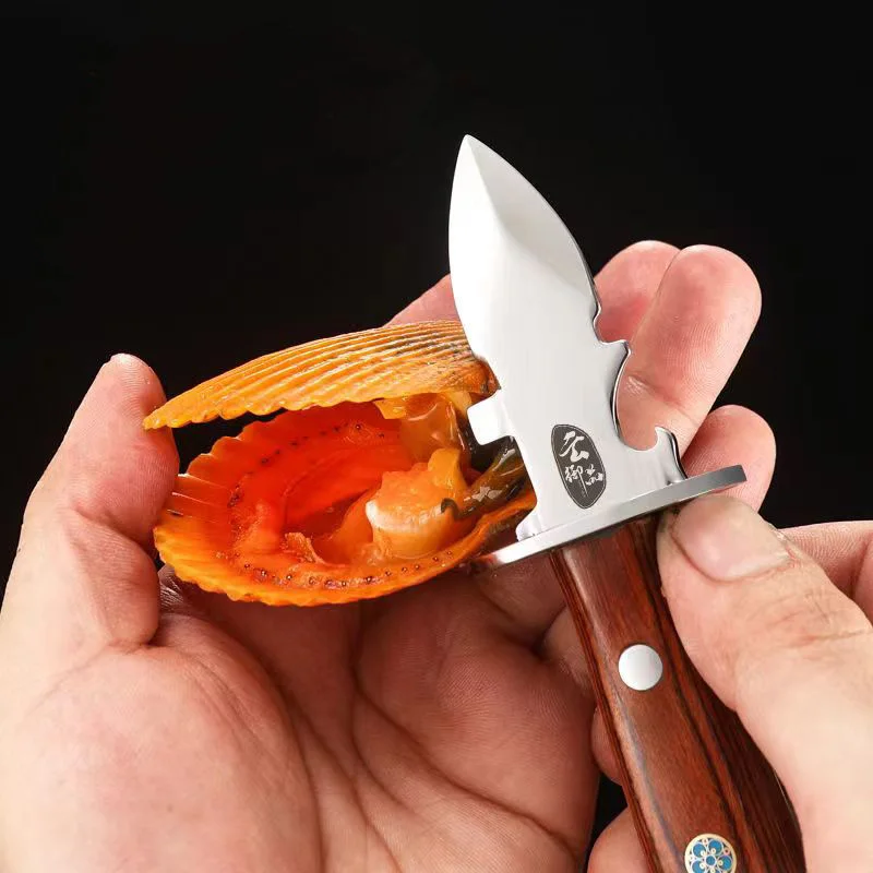 Special Oyster Knife for Opening Oysters, Stainless Steel Thickened New Commercial Scallop Oyster Shell Opener