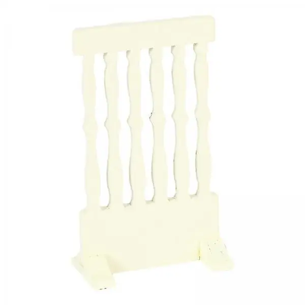 

Миниатюрная деревянная ширма-перегородка белого цвета, масштаб 1:12, имитация мебели для декора кукольного домика