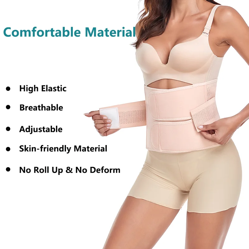 Postpartum Girdle C-Section Recovery Belt For Women MISS MOLY Back Support Belly Wrap Belly Band Shapewear Waist Trainer Cincher