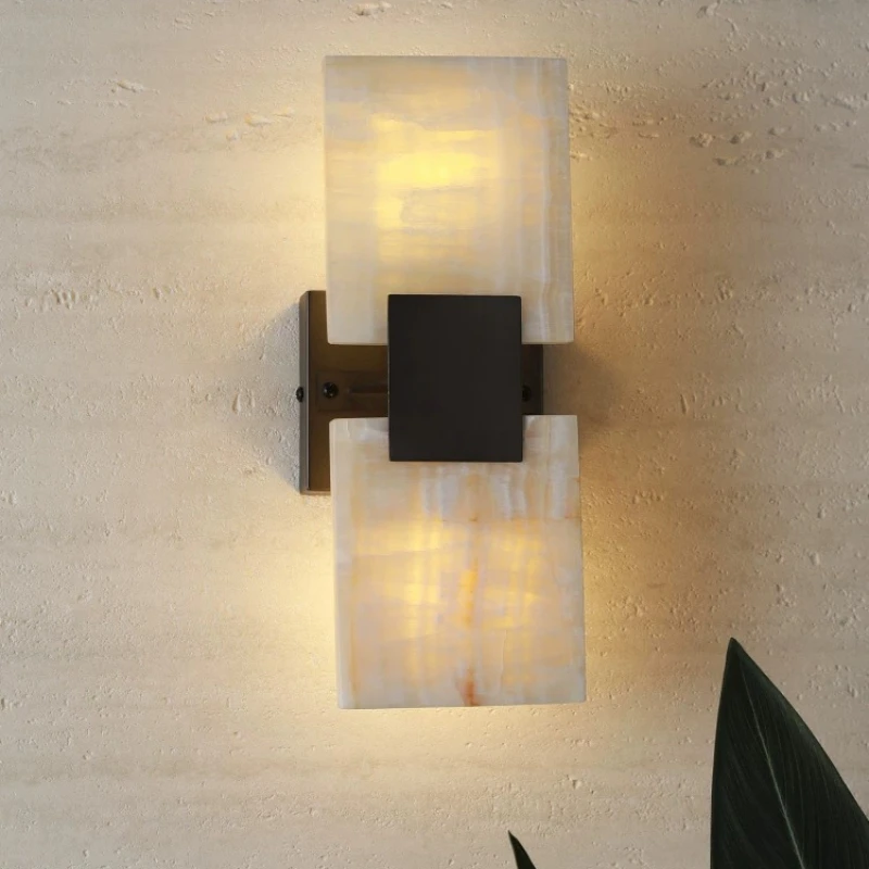 Nordic Designer Wall Lamps Cloud Stone LED Wall Sconces Corridor Bedroom Living Room Hotel Staircase Cafe Embellish Illumination