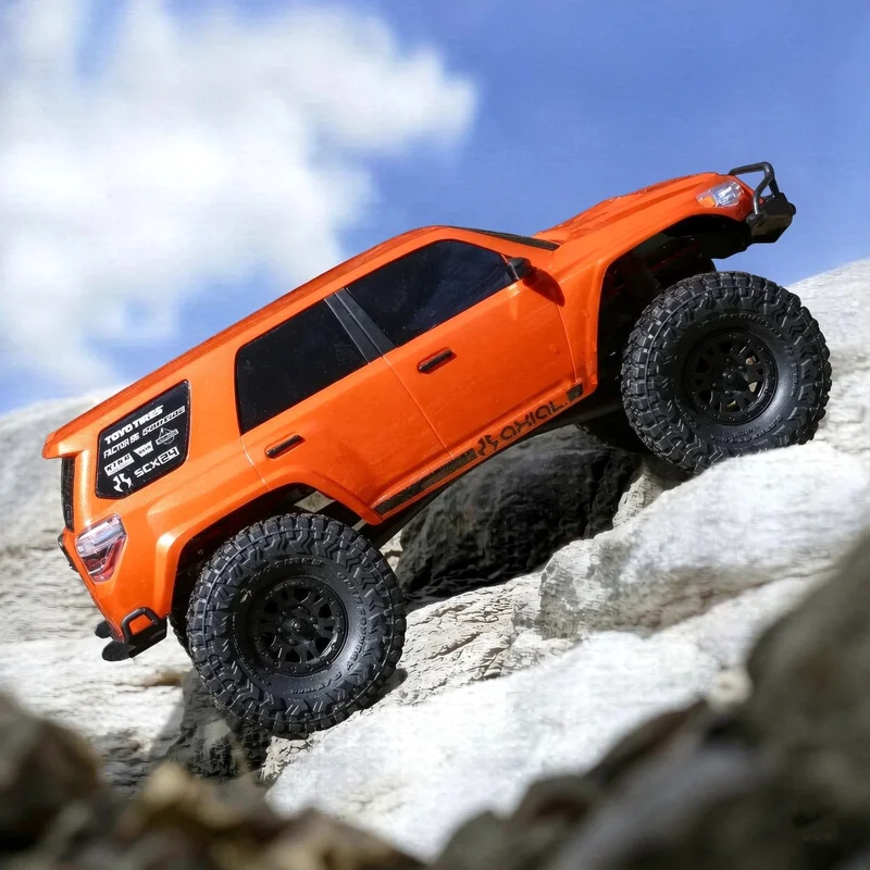 New 1/24 Axial Mini SCX24 Remote Control Simulation Toyota 4Runner Brushed RC 4WD High-Speed Climbing Off-Road Vehicle Model Toy