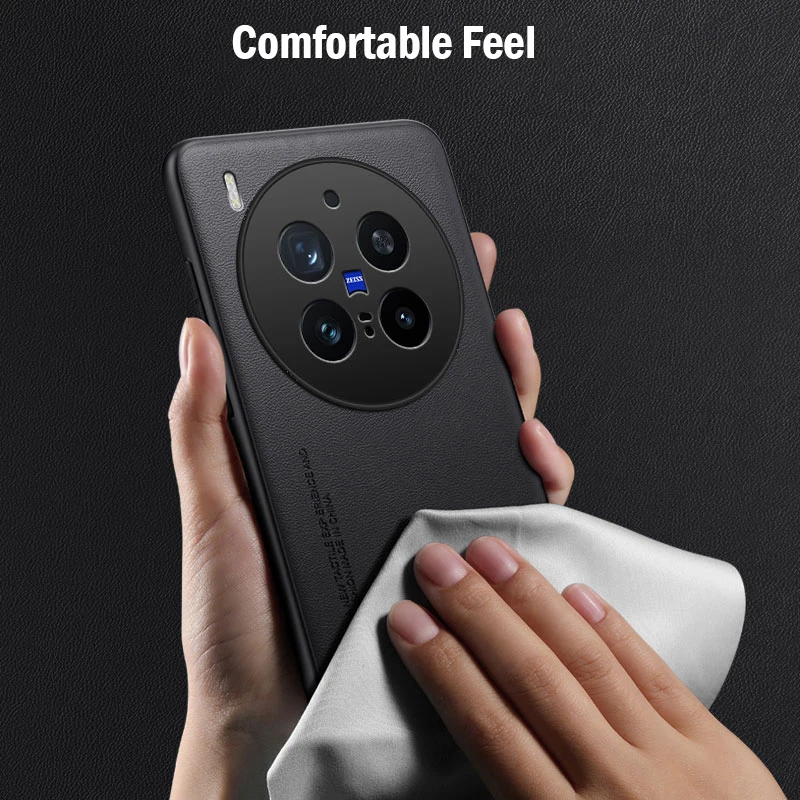 Leder Funda für VIVO X300 Pro Fall für VIVO X300 Abdeckung Mode Faser Textur PU-Leder Schutz Stoßfest Telefon capa